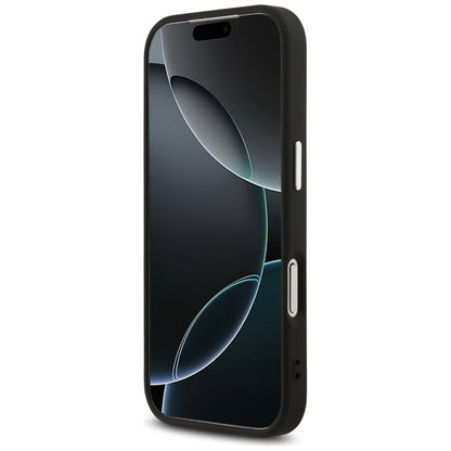 Guess 4G Big 4G Classic Logo – Dėklas iPhone 17 Pro (Juoda / Sidabrinė)