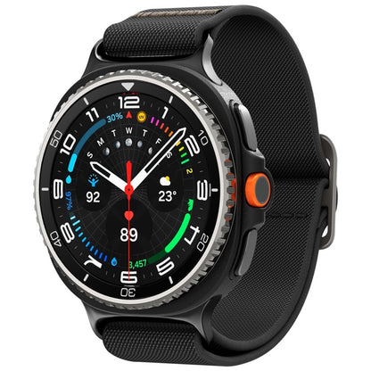 Spigen Fit Lite - Dirželis, skirtas Samsung Galaxy Watch 8 / 8 Classic 40 / 44 / 46 mm (Juodas)