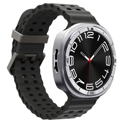 Spigen Tune Pro Pilot Rėmelis / Apsauginis dėklas, skirtas Samsung Galaxy Watch 8 44 mm (Sidabrinis)