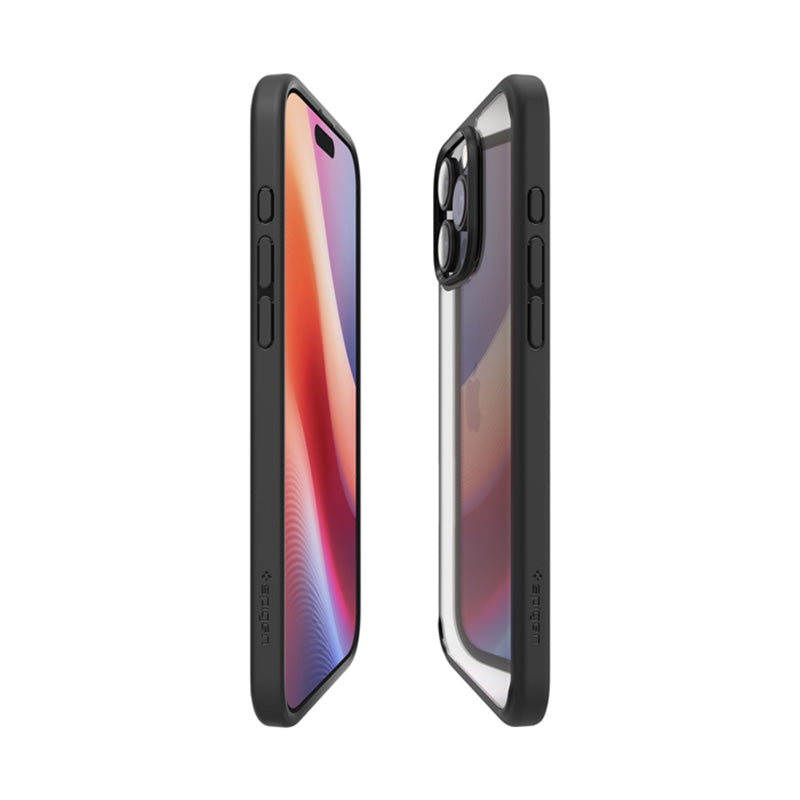 Spigen Ultra Hybrid – dėklas, skirtas iPhone 16 Pro Max (matinis juodas)