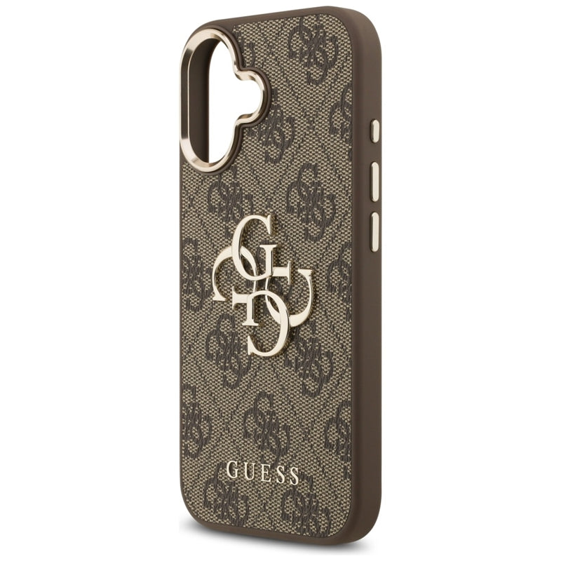Guess 4G Big 4G Classic Logo - Dėklas iPhone 17 (Ruda / Auksas)