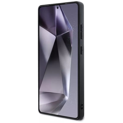 Karl Lagerfeld odinio monograma smeigtukas su „Choupette“ galva – dėklas, skirtas „Samsung Galaxy S25 Ultra“ (juodas)