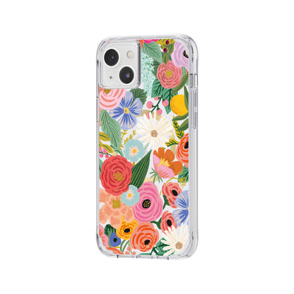 Rifle Paper Clear MagSafe – dėklas iPhone 14 Plus (Garden Party Blush)