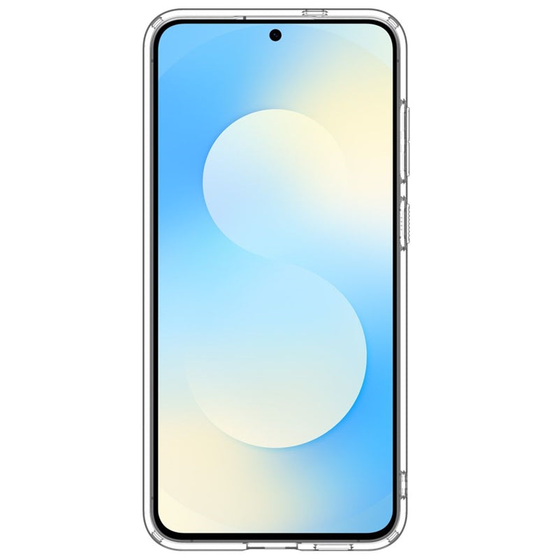 Spigen Ultra Hybrid Mag dėklas, suderinamas su MagSafe, skirtas Samsung Galaxy S25 FE (Skaidrus/Baltas)