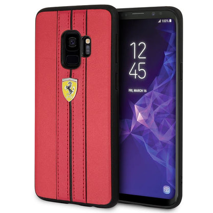 Ferrari Urban Hardcase – dėklas, skirtas Samsung Galaxy S9 (raudonas)