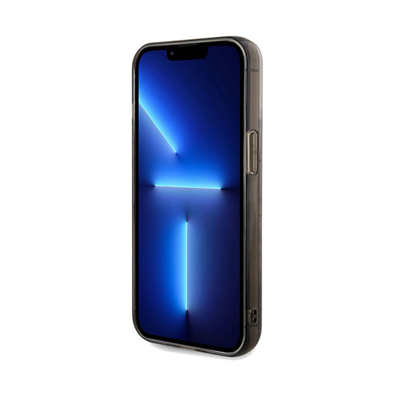 Karl Lagerfeld Liquid Glitter Choupette – „iPhone 13 Pro“ dėklas (permatomas)