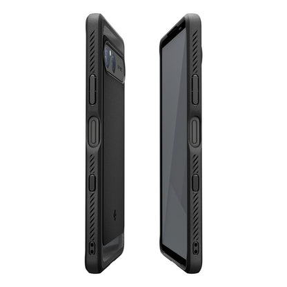 Spigen Rugged Armor - Dėklas Sony Xperia 10 VII (Matinis juodas)