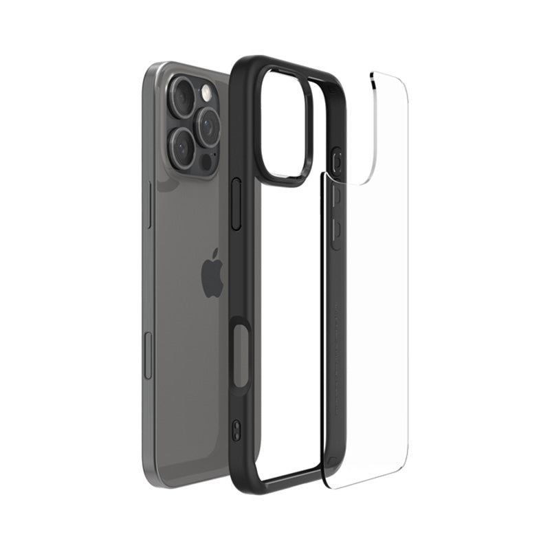 Spigen Ultra Hybrid – dėklas, skirtas iPhone 16 Pro Max (matinis juodas)