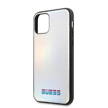 Guess Iridescent – dėklas iPhone 11 Pro Max (sidabro)