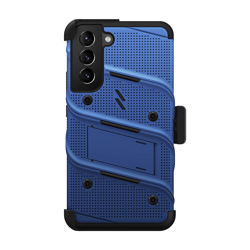 ZIZO BOLT Bundle Samsung Galaxy S22+ dėklas - Mėlyna ir Juoda