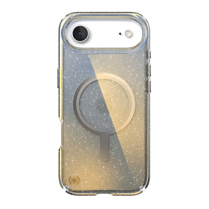 Speck Presidio Lux MagSafe - iPhone Air dėklas (Hyper Mirror Glitter / Sidabro Metalo)
