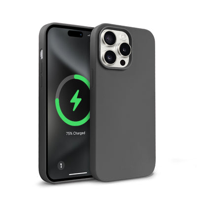 Crong Spalvos Magnetinis dėklas - iPhone 15 Pro MagSafe dėklas (Titano)