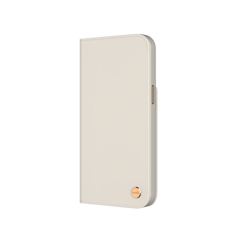 "Moshi Overture MagSafe" dėklas su nuimama magnetine pinigine, skirtas "iPhone 14 Plus" (pilkas)