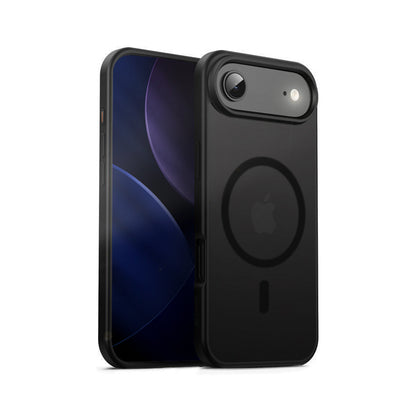 Crong Hybrid Frost MAG dėklas - MagSafe iPhone Air dėklas (juodas)