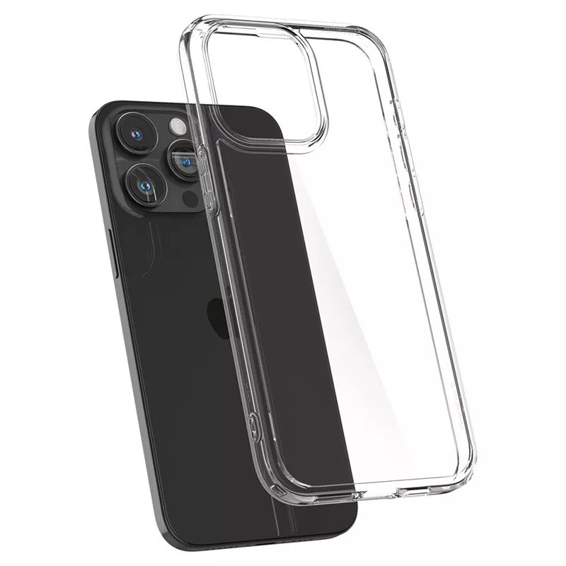 Spigen Ultra Hybrid – dėklas, skirtas „iPhone 15 Pro“ (skaidrus)