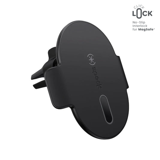 Speck ClickLock tvirtinamas prie automobilio ventiliacijos angos, skirtas MagSafe – juodas
