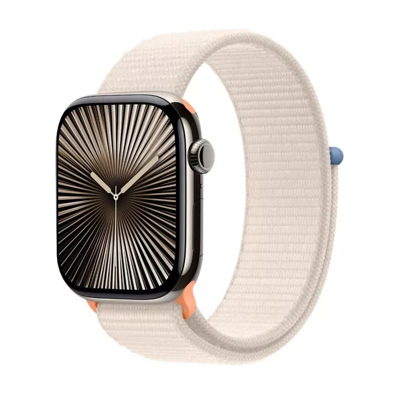 Crong Nylon – sportinis dirželis, skirtas „Apple Watch“ 38/40/41/42 mm (žvaigždžių šviesa)