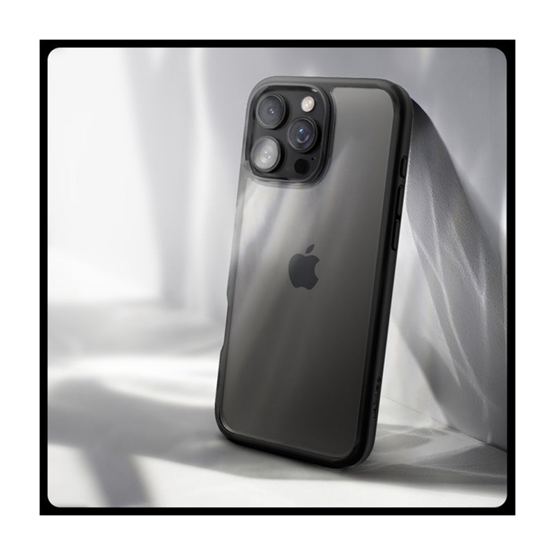 Spigen Ultra Hybrid – dėklas, skirtas iPhone 16 Pro Max (matinis juodas)