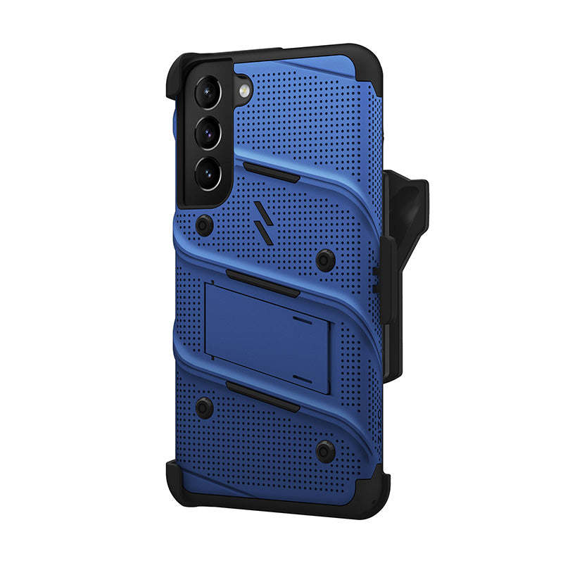 ZIZO BOLT Bundle Samsung Galaxy S22+ dėklas - Mėlyna ir Juoda