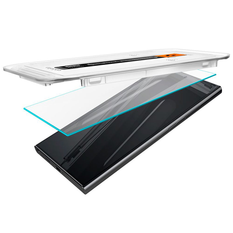 Spigen GLAS.TR EZ FIT 2 pakuotė – grūdintas stiklas, skirtas „Samsung Galaxy S24 Ultra“ (2 vnt.)