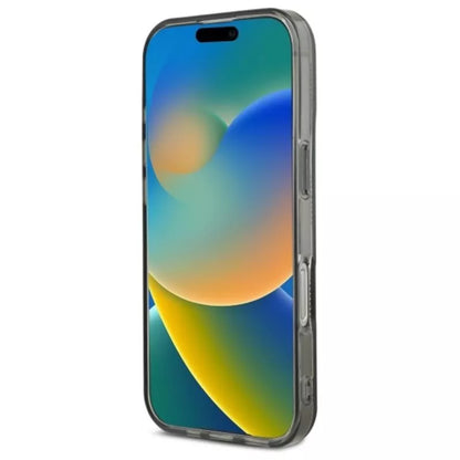 IML Karl Head su metalo danga - dėklas iPhone 16 Pro Max (juodas) Karl Lagerfeld