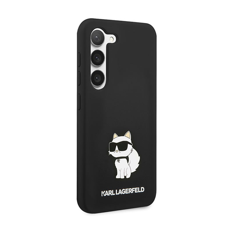 Karl Lagerfeld Silicone Choupette – Samsung Galaxy S24+ dėklas (juodas)