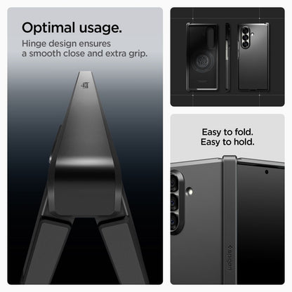 Spigen Tough Armor Pro Mag MagSafe – dėklas, skirtas Samsung Galaxy Z Fold 7 (juodas)