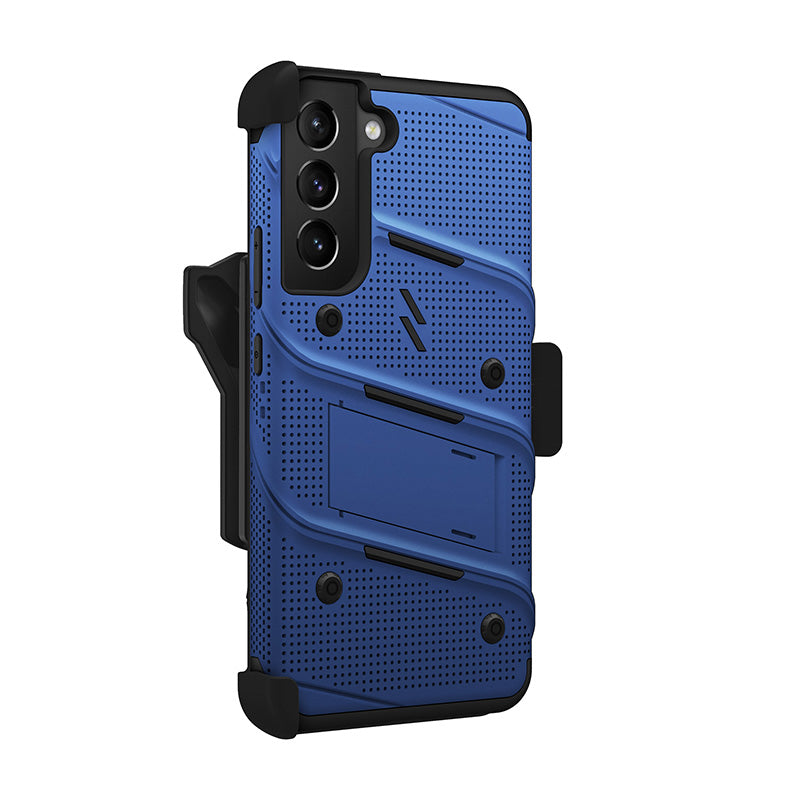 ZIZO BOLT Bundle Samsung Galaxy S22+ dėklas - Mėlyna ir Juoda