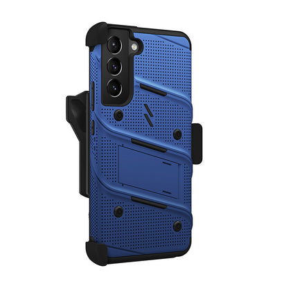 ZIZO BOLT Bundle Samsung Galaxy S22+ dėklas - Mėlyna ir Juoda