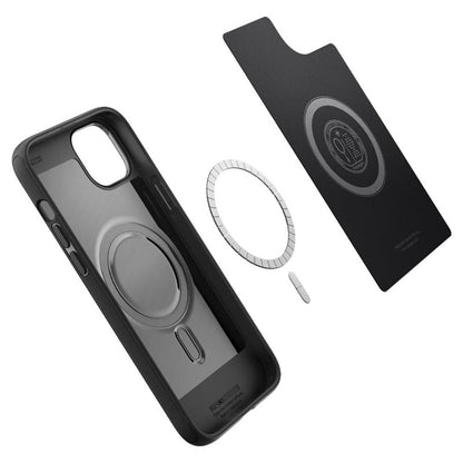 Spigen Mag Armor – dėklas skirtas iPhone 15 Plus / iPhone 14 Plus (juodas)