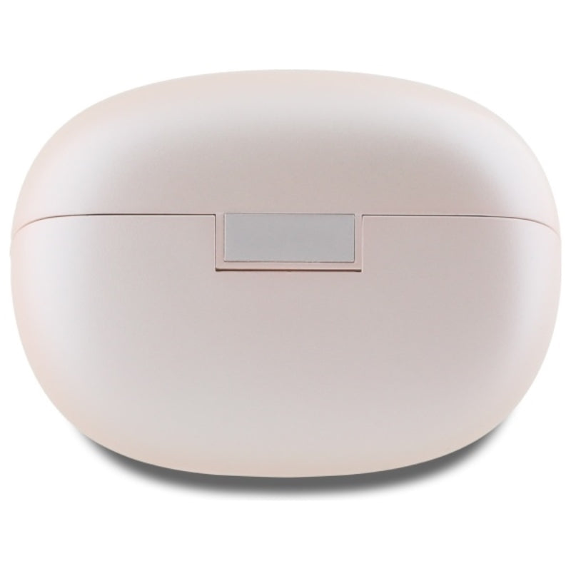 Guess Capsule su spausdintu logotipu - Bluetooth TWS ANC & ENC ausinės su įkrovimo dėklu (rožinės)