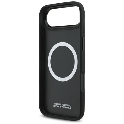 BMW M Tricolor Metal Logo MagSafe - iPhone Air dėklas (pilkas)