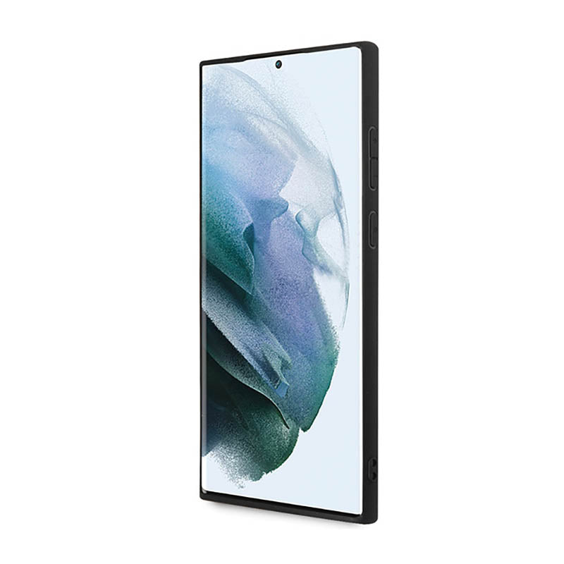 Guess 4G Big Metal Logo – dėklas, skirtas Samsung Galaxy S23 Ultra (pilka)