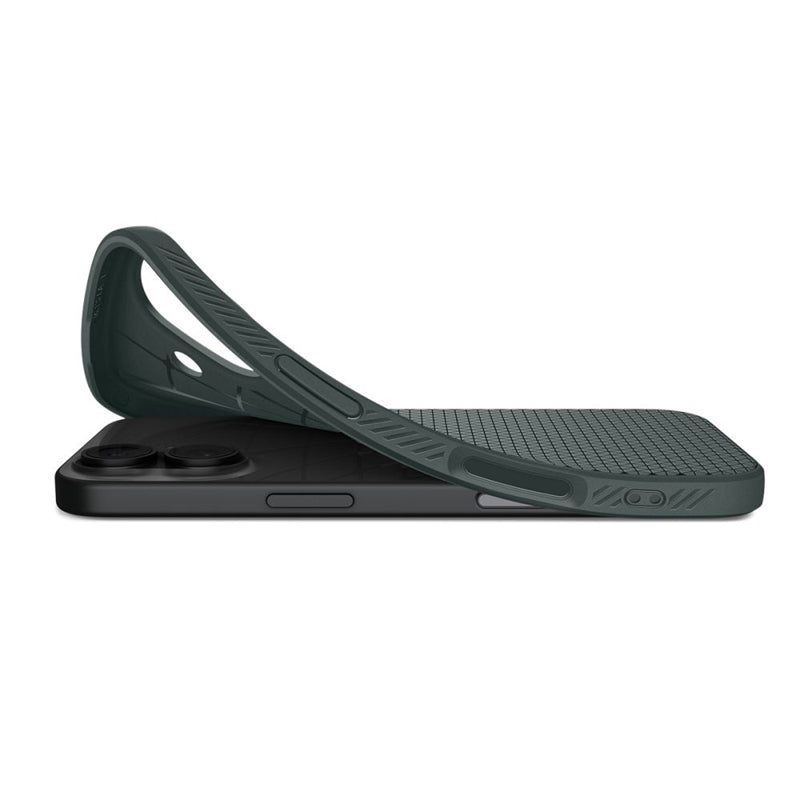 Spigen Liquid Air - Dėklas iPhone 17 (Vandenyno gelmių žalias)