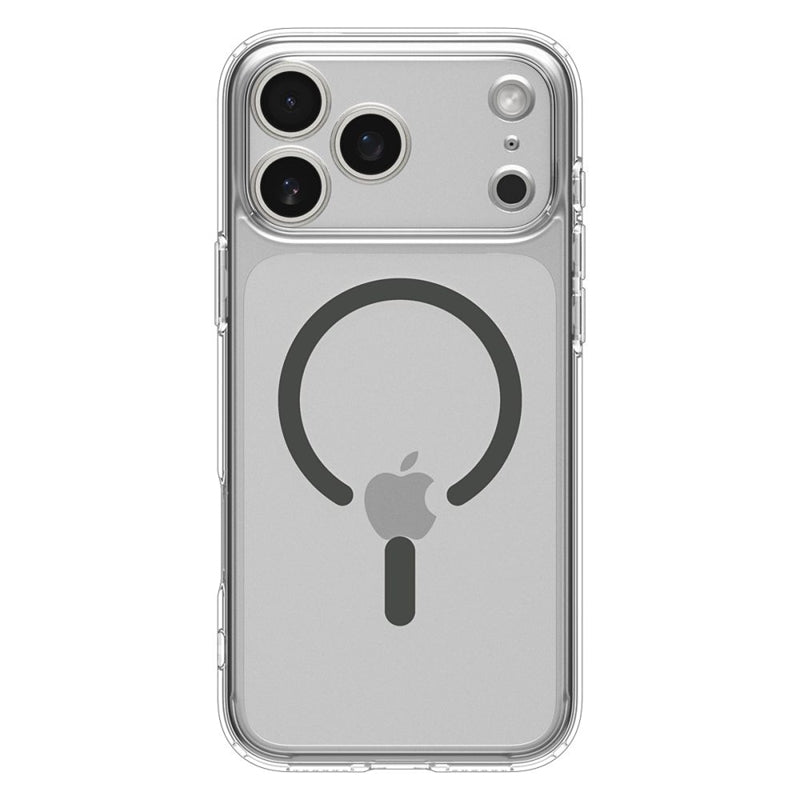 Spigen Ultra Hybrid Mag MagSafe dėklas, skirtas iPhone 17 Pro Max (Skaidrus/Grafitinis)