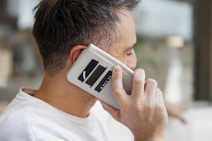 "Moshi Overture MagSafe" dėklas su nuimama magnetine pinigine, skirtas "iPhone 14 Plus" (pilkas)