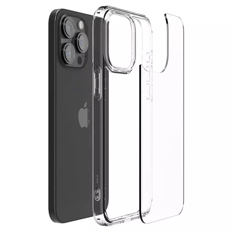 Spigen Ultra Hybrid – dėklas, skirtas „iPhone 15 Pro“ (skaidrus)