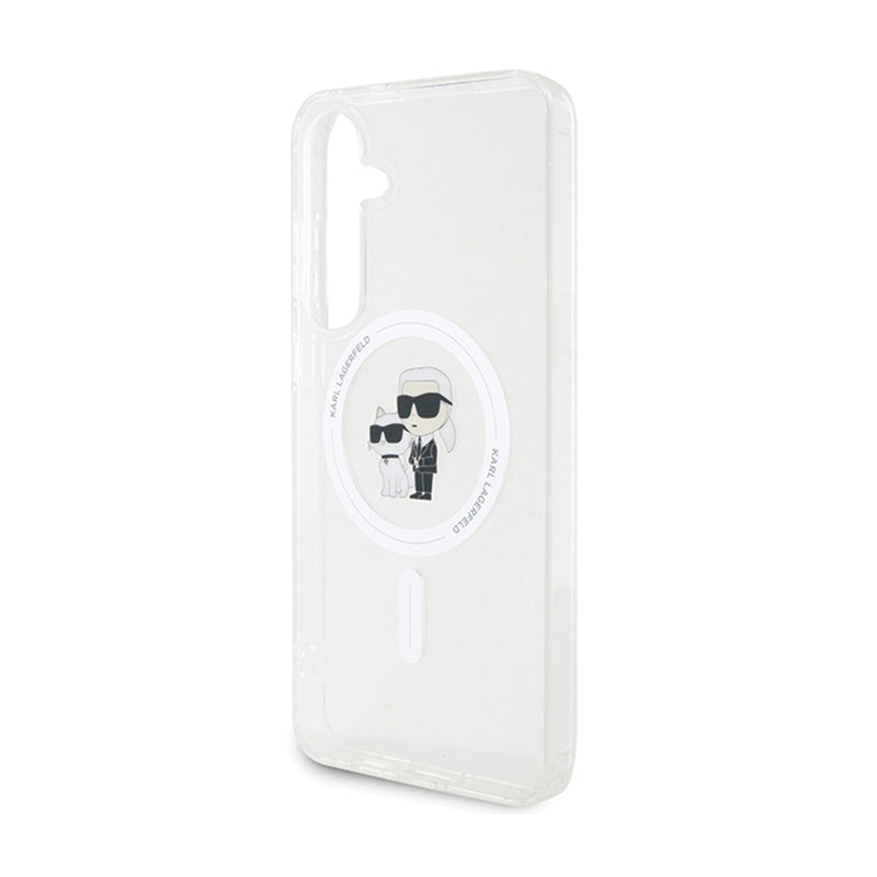 Karl Lagerfeld IML Karl & Choupette MagSafe – Samsung Galaxy S24 dėklas (permatomas)