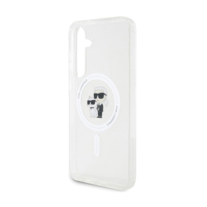Karl Lagerfeld IML Karl & Choupette MagSafe – Samsung Galaxy S24 dėklas (permatomas)
