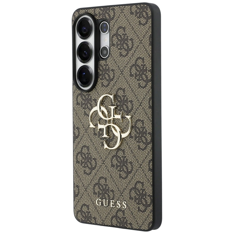 Guess 4G Big Metal Logo - Dėklas Samsung Galaxy S26 Ultra (Rudos spalvos)