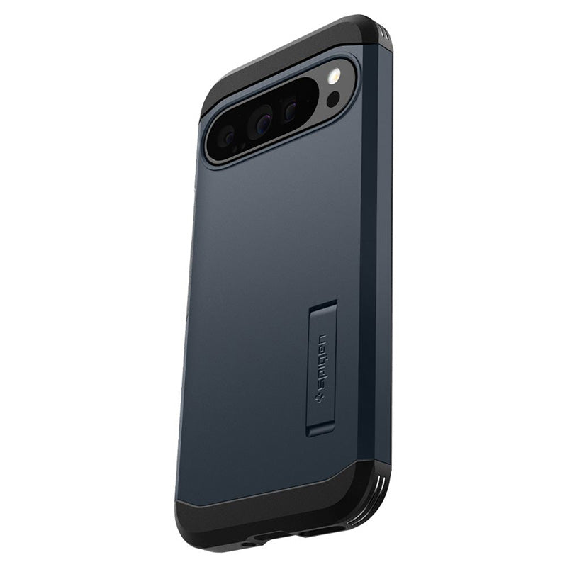 Spigen Tough Armor – dėklas, skirtas „Google Pixel 9 Pro XL“ (Metalo pilkumo)