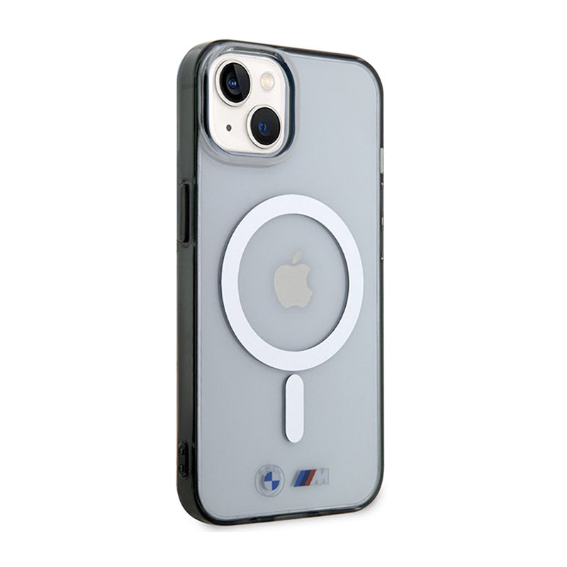 BMW Silver Ring MagSafe - dėklas iPhone 14 Plus (skaidrus)