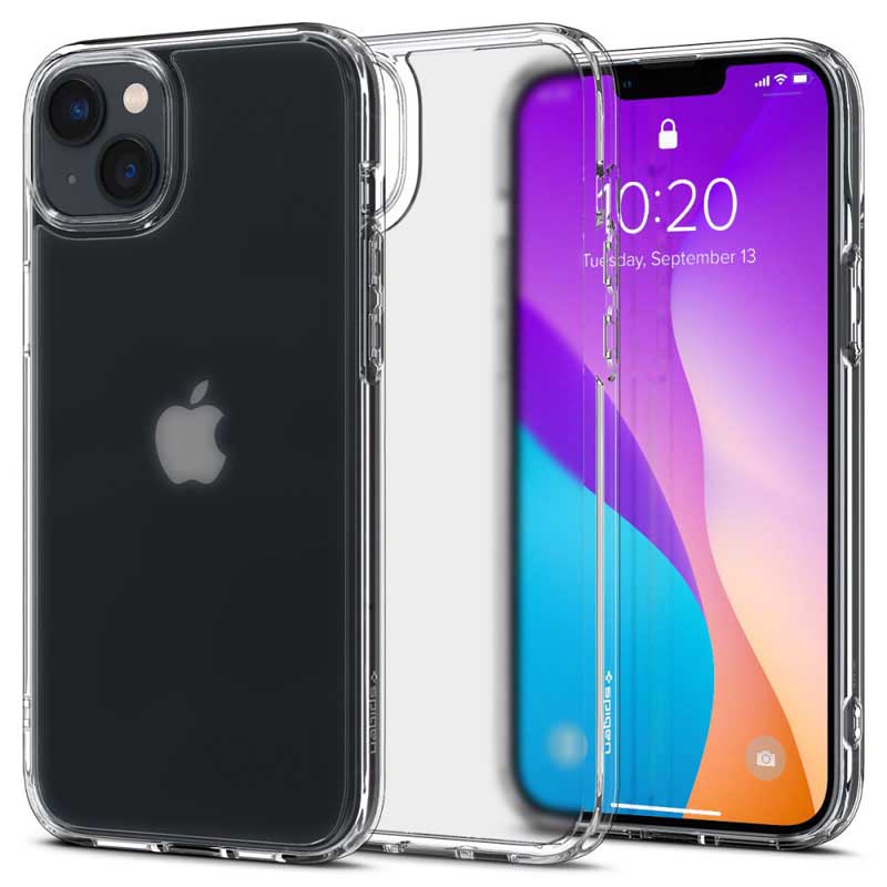 Spigen Ultra Hybrid Matte – Dėklas, skirtas iPhone 15 Plus / iPhone 14 Plus (permatomas matinis)