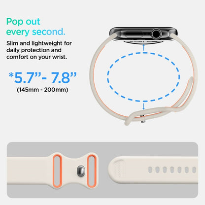 Spigen Nano Pop – Dirželis Apple Watch 44/45/46/49 mm (Oranžinis smėlio)