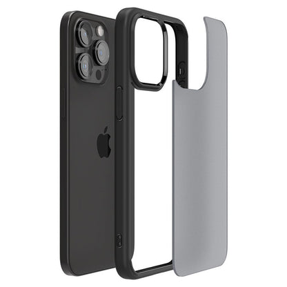 Spigen Ultra Hybrid – dėklas, skirtas iPhone 15 Pro (Frost Black)