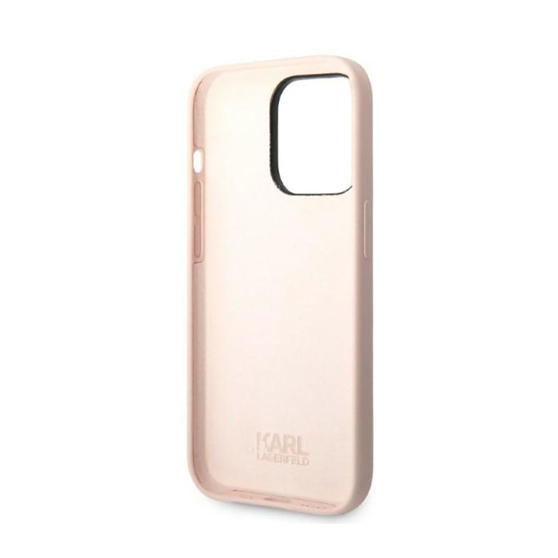 Karl Lagerfeld Silicone NFT Choupette – dėklas, skirtas iPhone 14 Pro (rožinis)