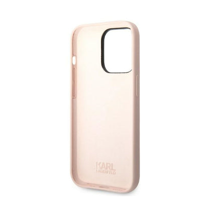 Karl Lagerfeld Silicone NFT Choupette – dėklas, skirtas iPhone 14 Pro (rožinis)