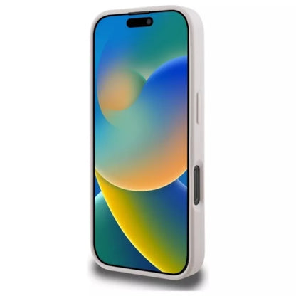 Guess 4G Printed Stripes MagSafe – dėklas iPhone 16 Pro Max (rožinis)