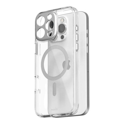 Moshi iGlaze MagSafe dėklas iPhone 16 Pro Max (Luna Sidabrinė)