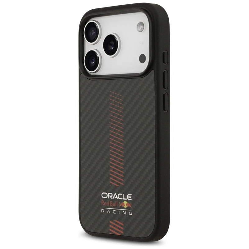 Red Bull Kevlar Powerbar MagSafe - iPhone 17 Pro dėklas (juodas)